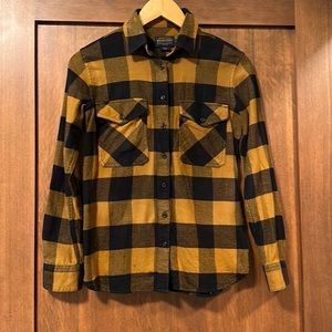 Pendleton Elbow Patch Flannel / Cognac Buffalo Check